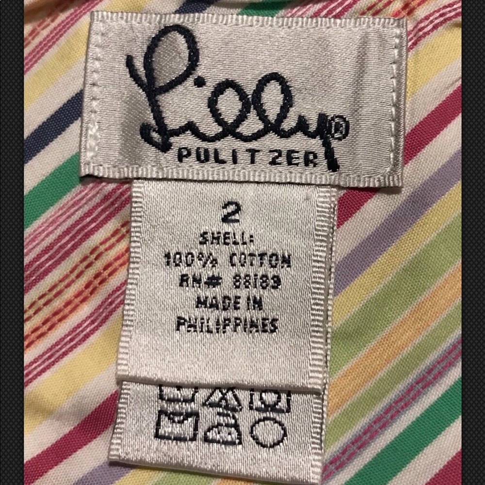 LILLY PULITZER Skirt Argyle Embroidered Golf Wrap Mini A Line - Picture 8 of 9